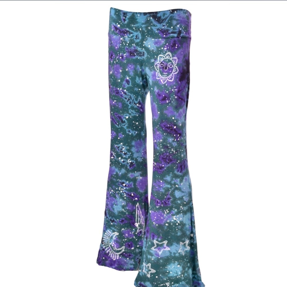 Celestial Print Bohemian Pants